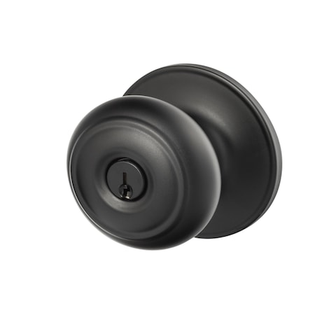 Sure-Loc Hardware Sure-Loc Hardware Juniper Entry Knobset, Flat Black JN107 FBL